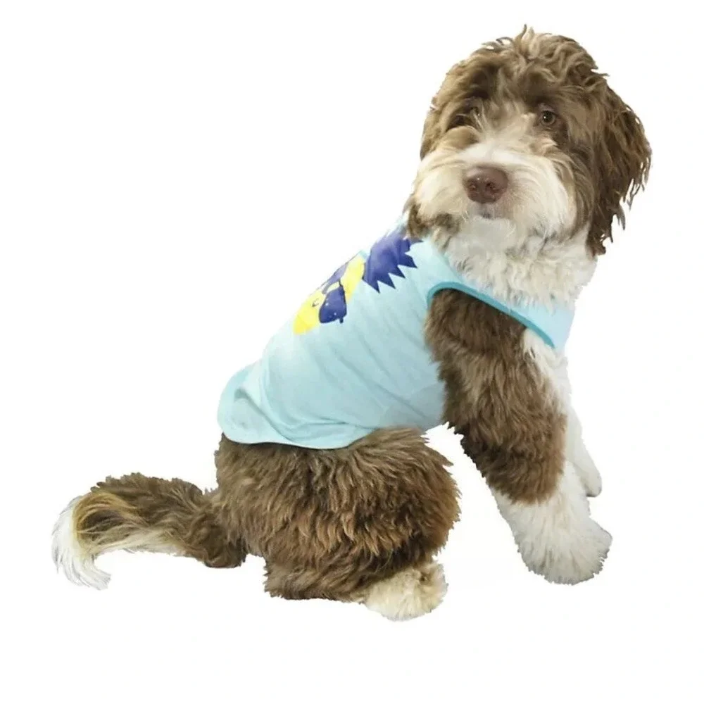 Woof Pet Apparel Dude Pineapple Shirt Large Aqua New with Tags Dog Comfortable